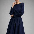Airy Linen Maxi Dress with Wrap Detail