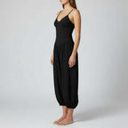 Backless Wide-Leg Jumpsuit with Spaghetti Straps