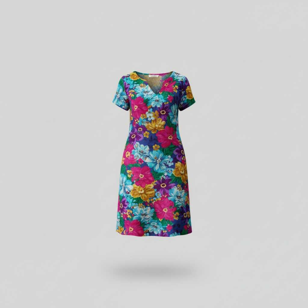 Blooming Floral Mini Dress — view 7