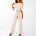 Cinched-Waist Wide-Leg Jumpsuit — view 2