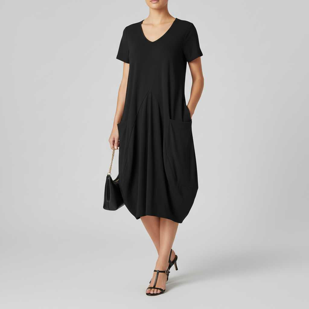 Easy Breezy Midi Dress with Pockets — view 2
