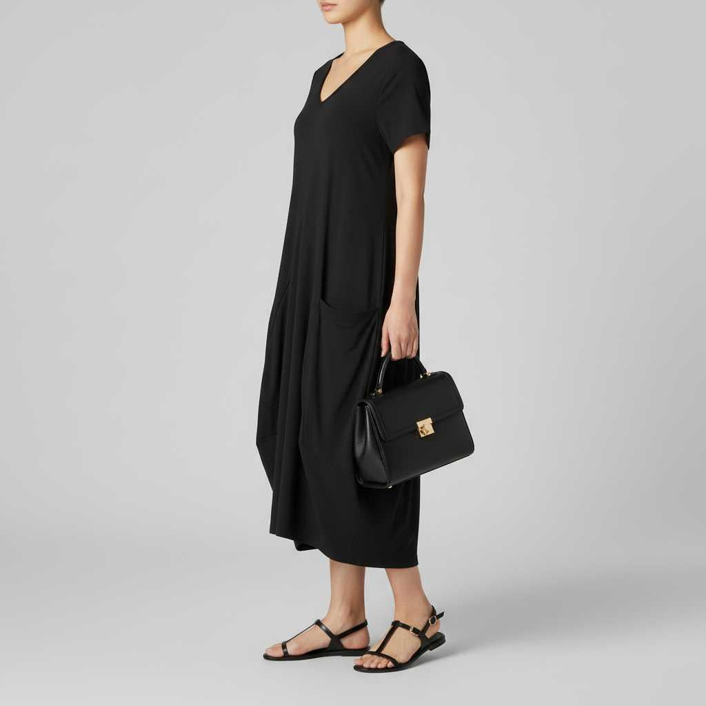 Easy Breezy Midi Dress with Pockets — view 4