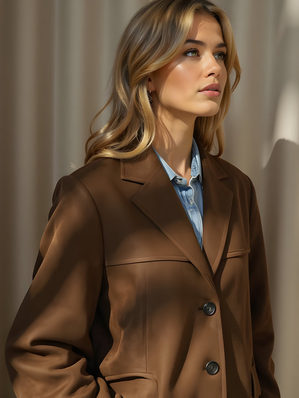 Everyday Suede-Finish Lightweight Jacket — view 6