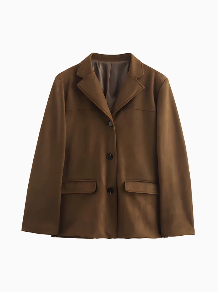 Everyday Suede-Finish Lightweight Jacket