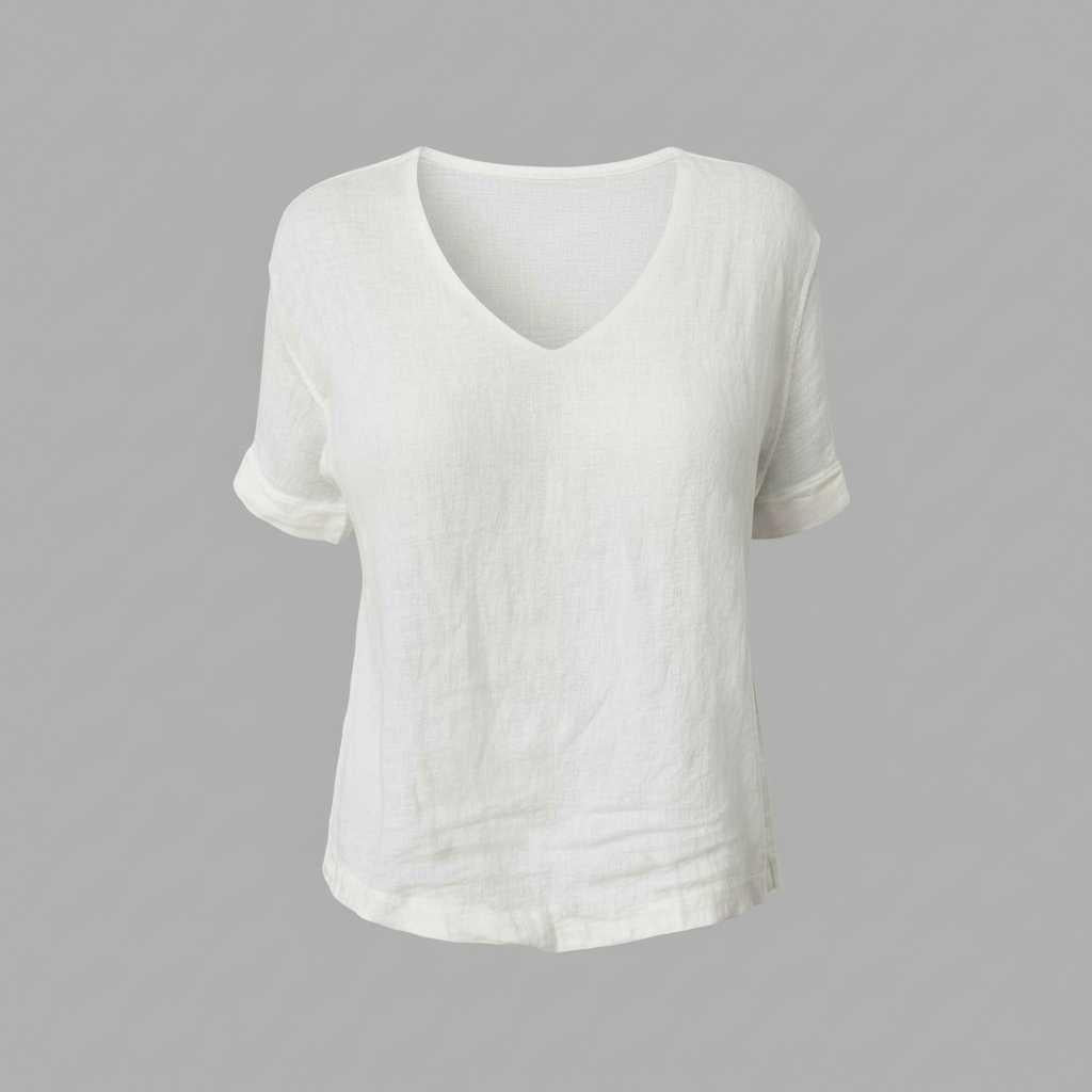 Featherlight Cotton-Linen Everyday Top — view 5