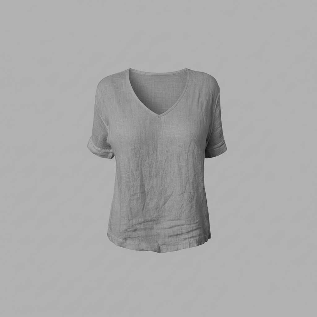 Featherlight Cotton-Linen Everyday Top — view 6