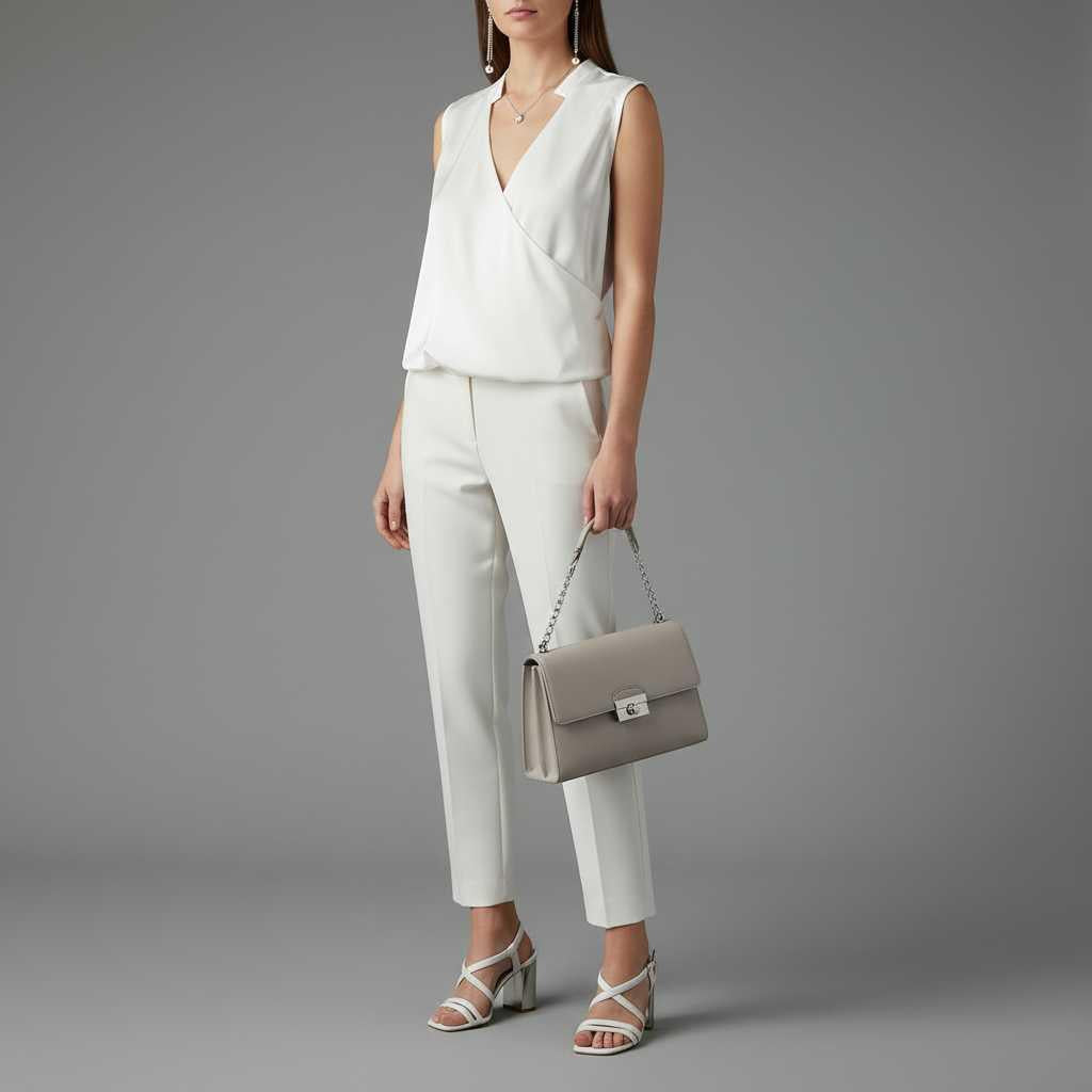 Flowy V-Neck Going-Out Top — view 2