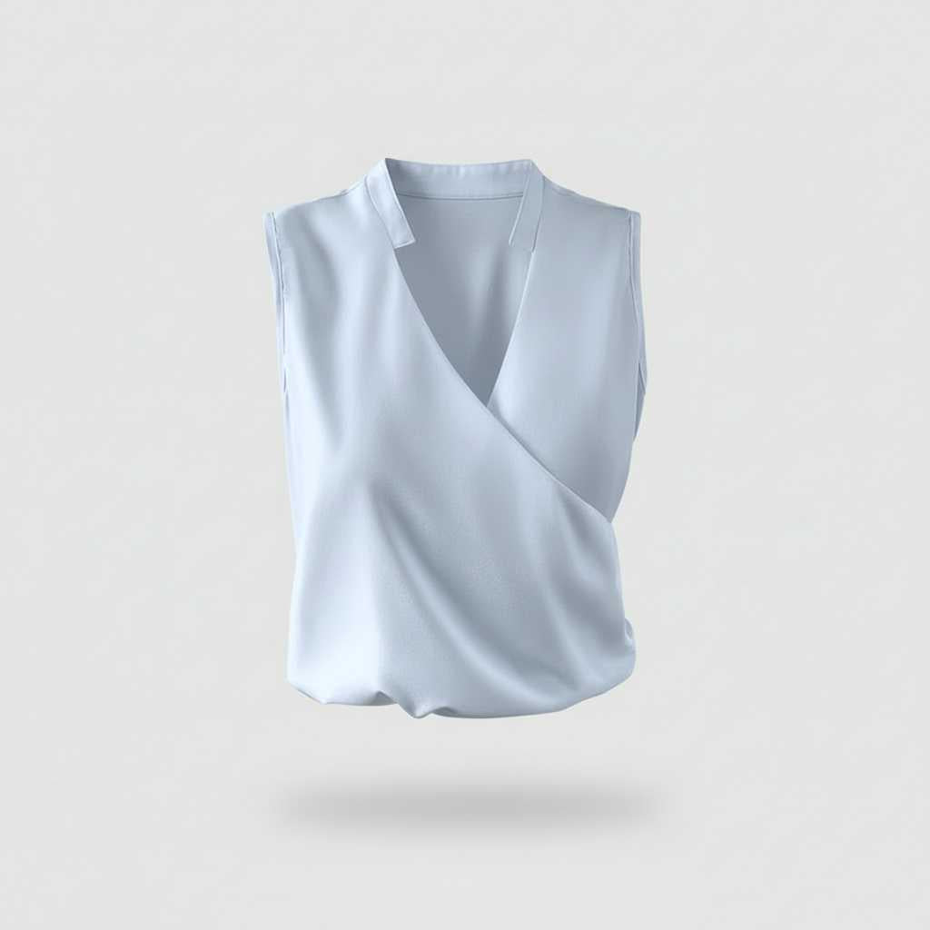 Flowy V-Neck Going-Out Top — view 5