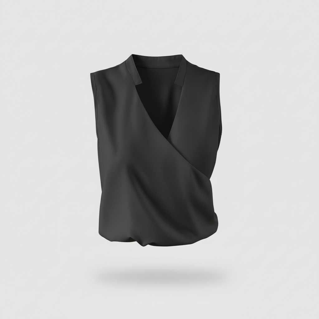 Flowy V-Neck Going-Out Top — view 6