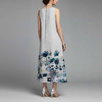 Garden Floral A-Line Midi Dress — view 5