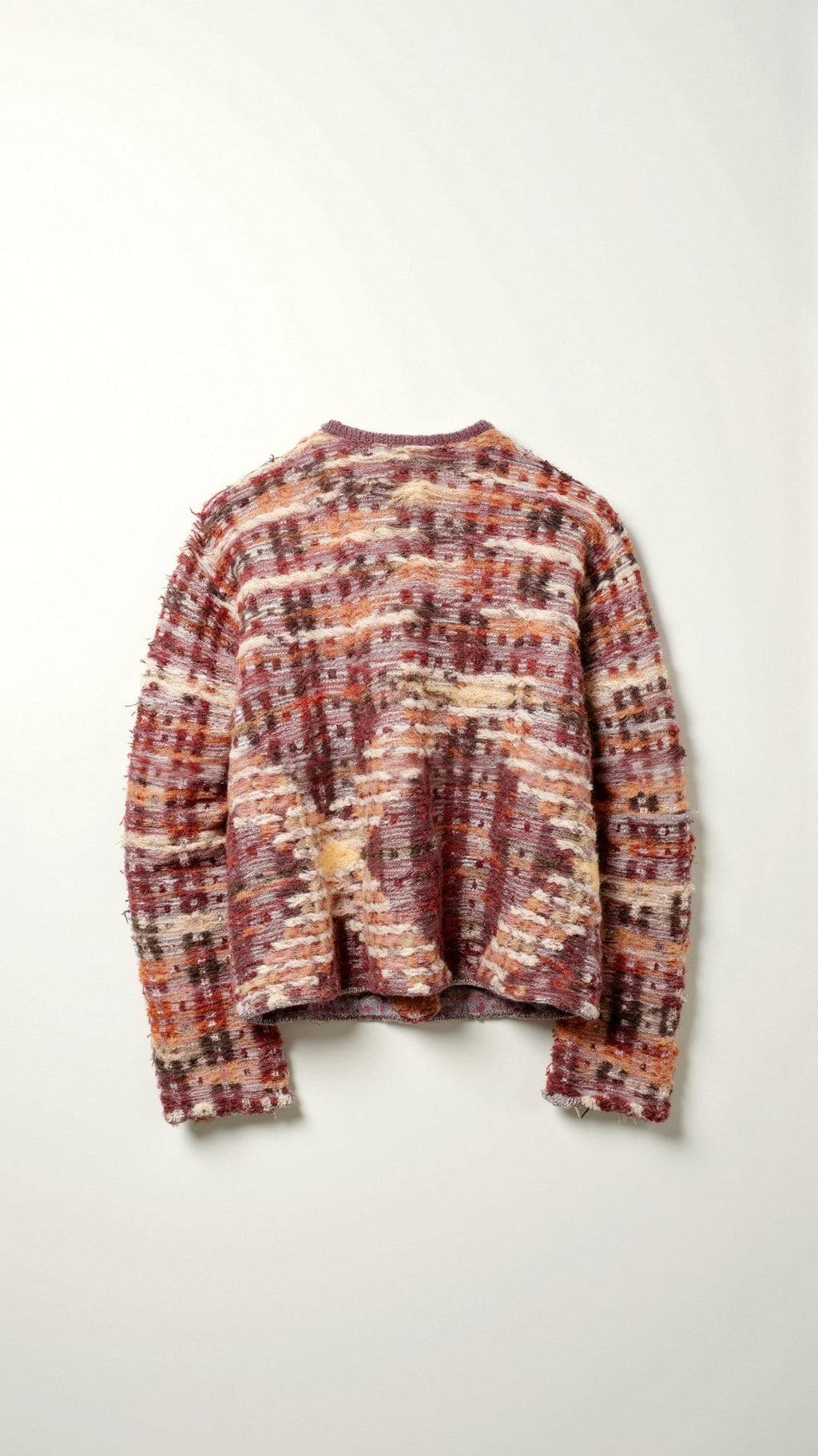 Gold-Button Boucle Cropped Jacket — view 3