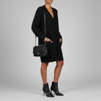 Longline Knit Cardigan in Soft Gray — view 2
