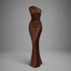 One-Shoulder Draped Maxi Dress for Special Occasions — view 2