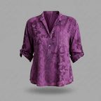 Polished Long Sleeve Blouse for Work & Weekend — view 2
