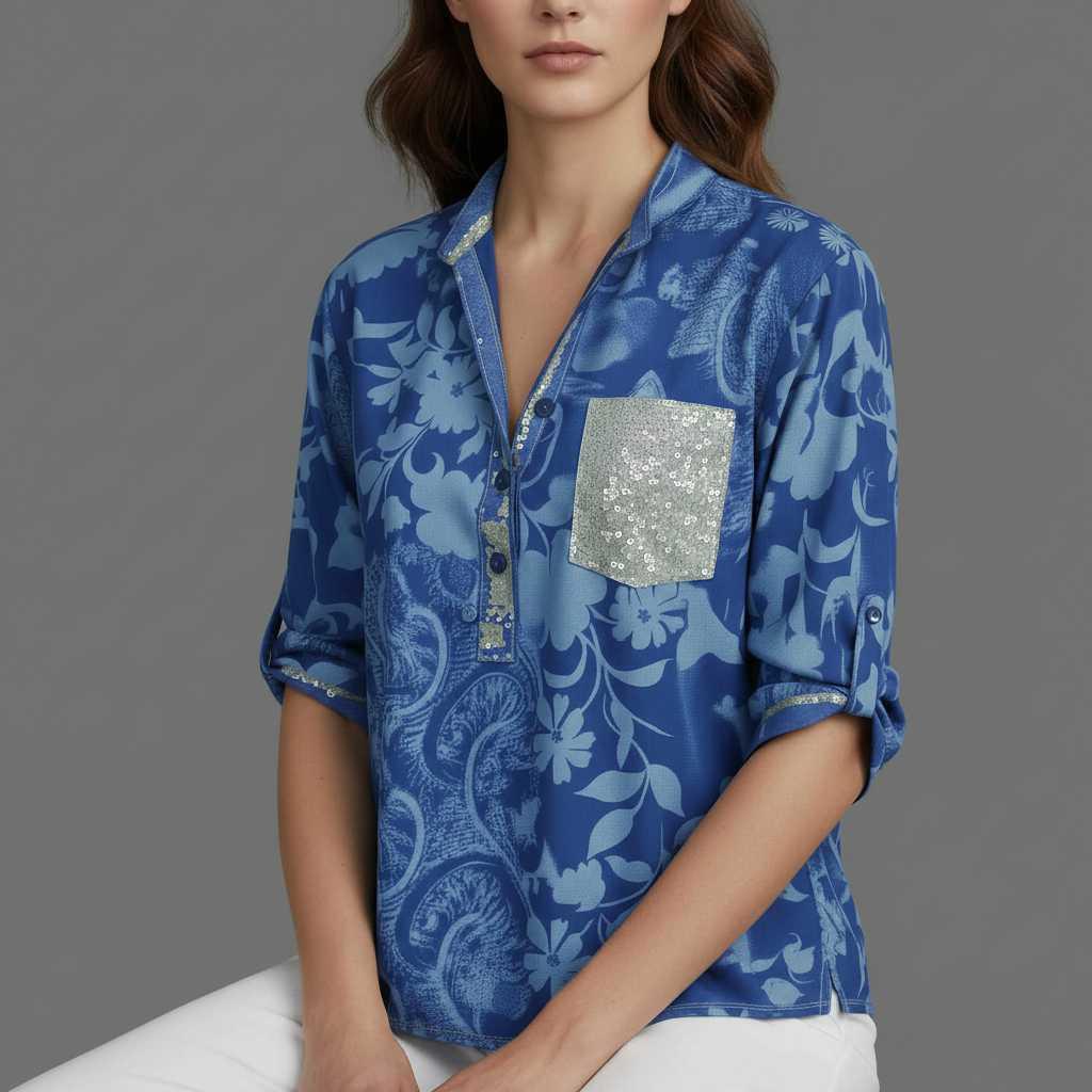 Polished Long Sleeve Blouse for Work & Weekend