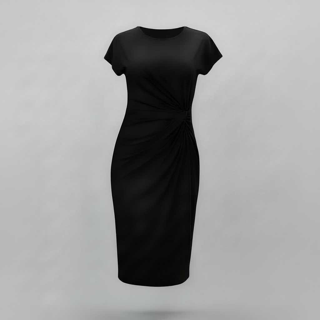 Refined Midi Dress for Work to Evening