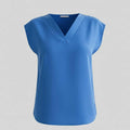 Relaxed V-Neck Blouse for Warm Days