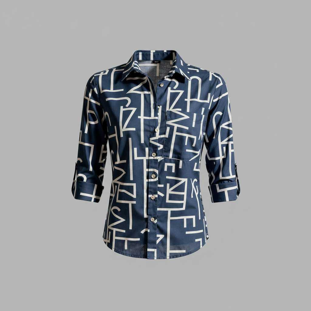 Sage Green Linen Button-Up with Roll-Tab Sleeves — view 2