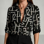 Sage Green Linen Button-Up with Roll-Tab Sleeves