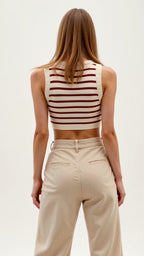 Sailor Stripe Ribbed Tank — view 7