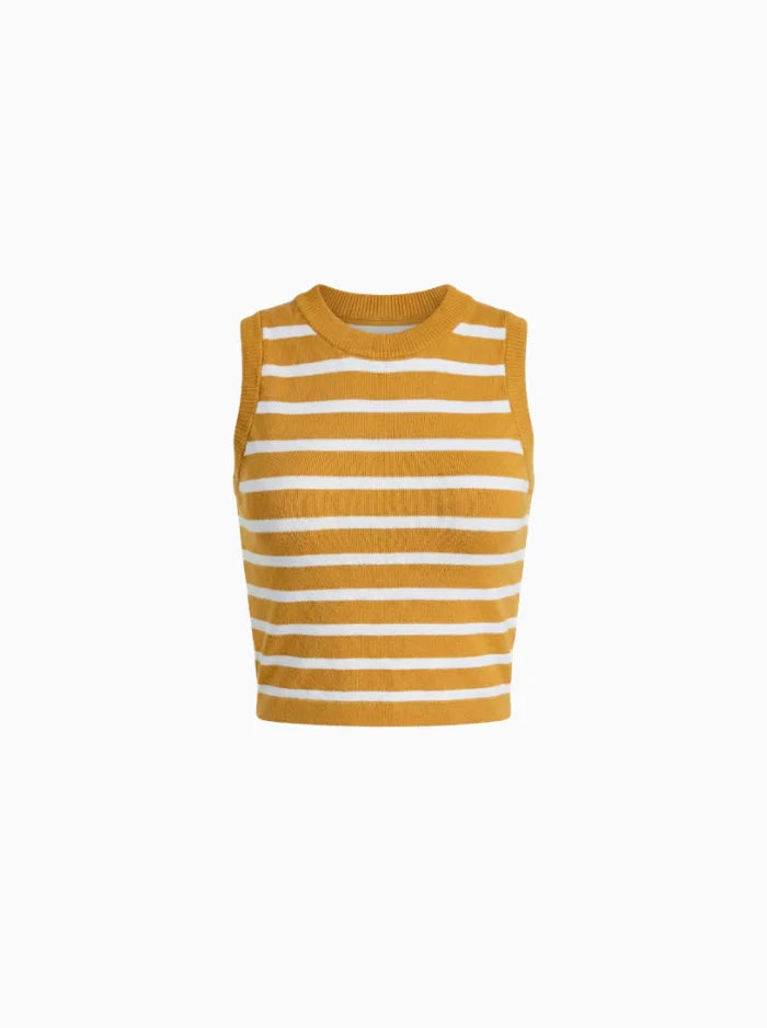 Sailor Stripe Ribbed Tank