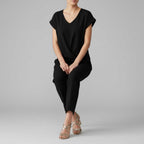 Twist-Detail V-Neck Tee — view 4