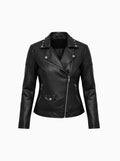 Vegan Leather Moto Jacket