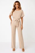 Wide-Leg One-Piece with Statement Belt — view 2