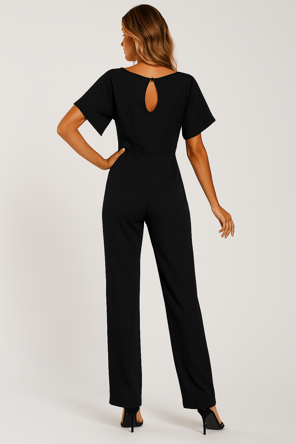 Wide-Leg One-Piece with Statement Belt — view 7