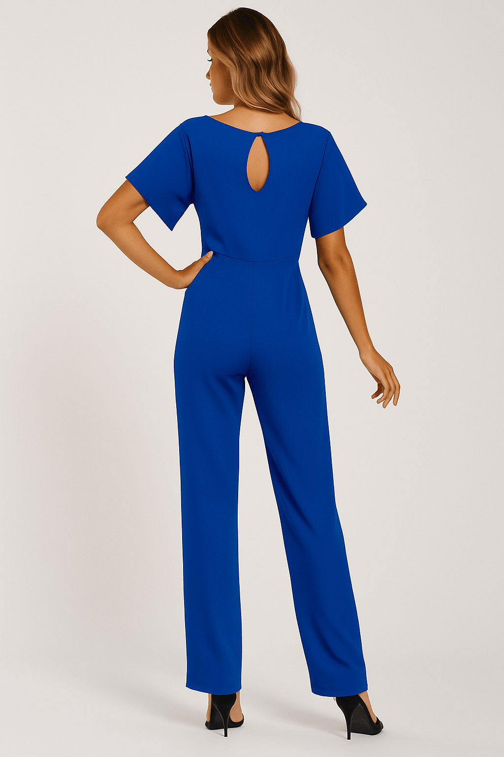 Wide-Leg One-Piece with Statement Belt — view 9